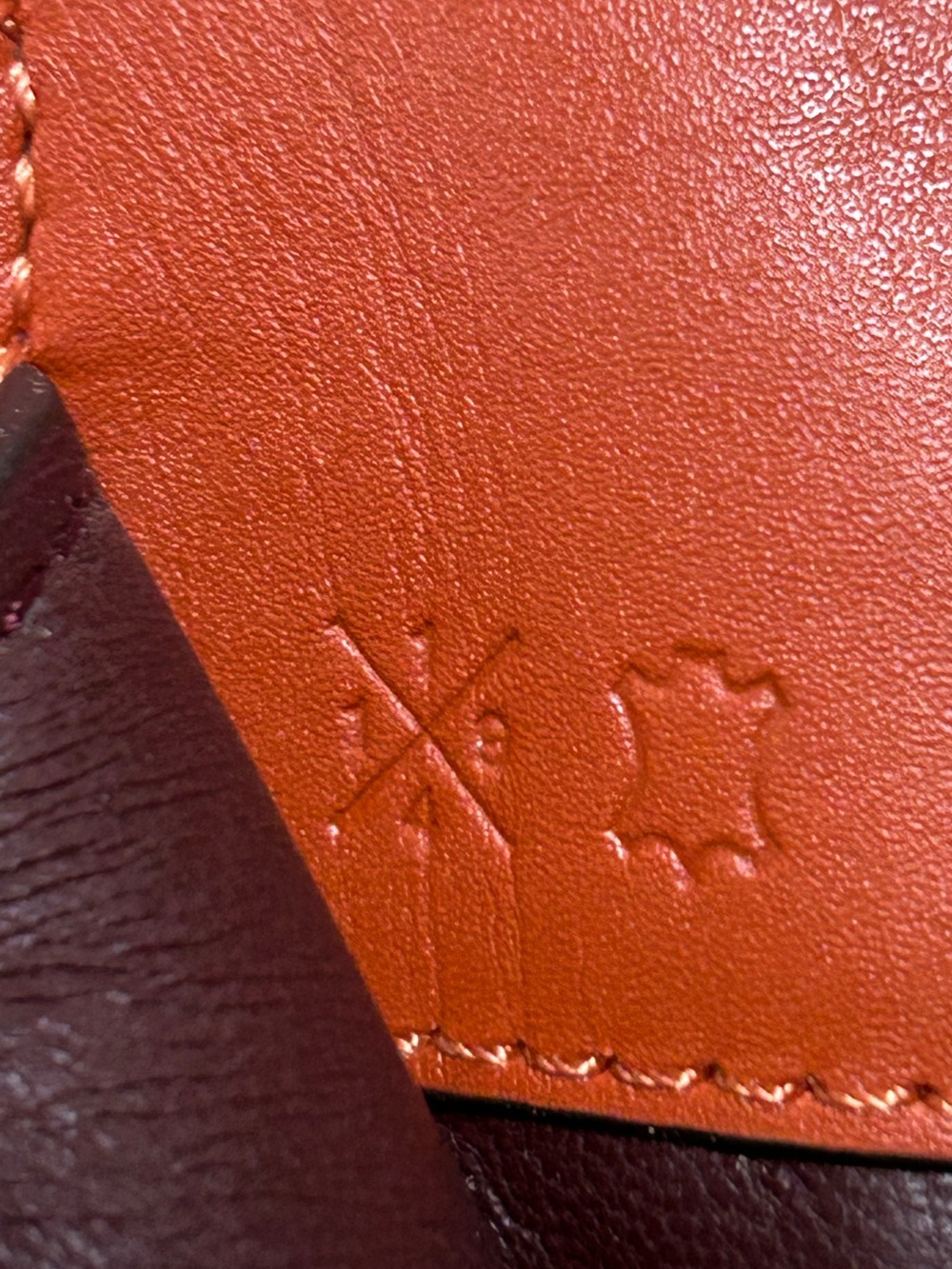COACH 1941 Grommet Links Glovetanned Leather Soho XBody/Clutch in Vermillion - Picture 12 of 15